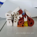 China Special-shaped silicone strips silicone Foam sealing strips Factory